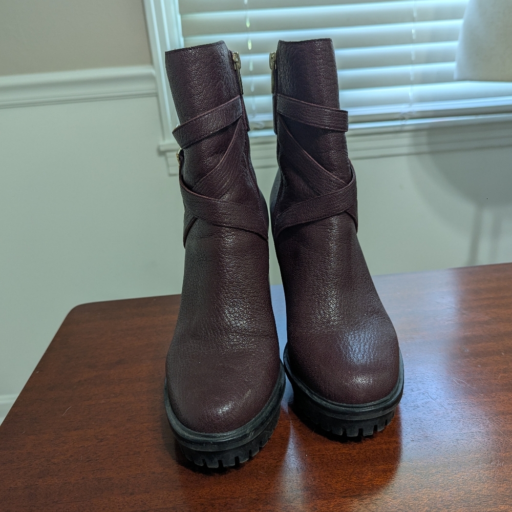 Vince Camuto Platform Combat Boots - Picture 6 of 9